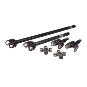 Jeep Wrangler Rubicon Axle Kit - Front - Yukon Gear & Axle - 4340 Chromoly Kit, 30/32 Spline, with 7166 U-Joints - `07-`17